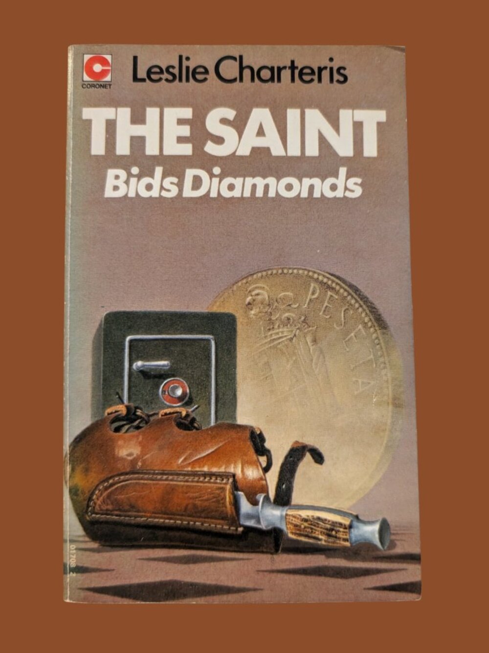 5/$20 The Saint Bids Diamonds by Leslie Charteris 1992 Paperback